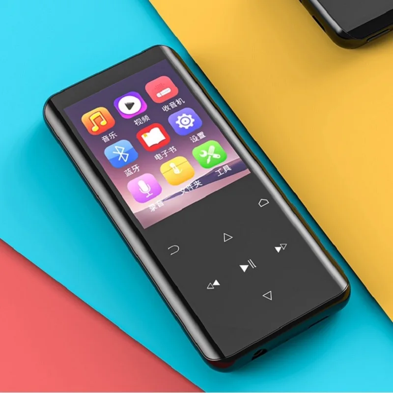 New RUIZU D25 Bluetooth 5.0 MP4 player Built-in Speaker 2.4 inch Curved Screen 16G With FM Radio,Recording,E-Book,Music,Video