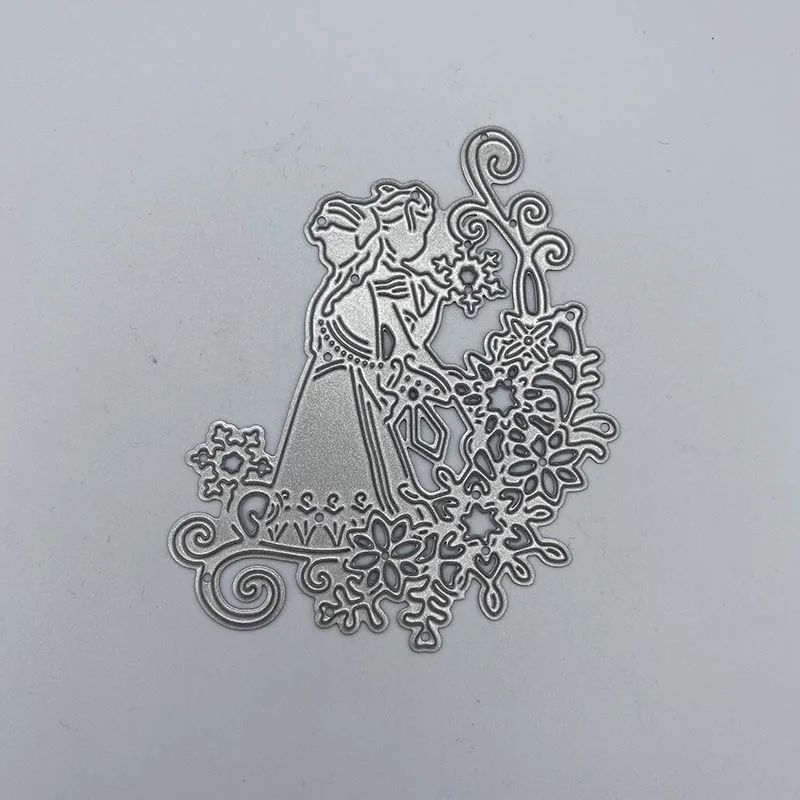 Romantic couple New Design Craft Metal Cutting Die Scrapbooking Album Paper DIY Card Embossing Cuts | Дом и сад