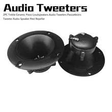 2 шт. ВЧ керамический пьезо громкий динамик s аудио твитеры пьезоэлектрический твитер аудио динамик звук amplificador отпугиватель вредителей