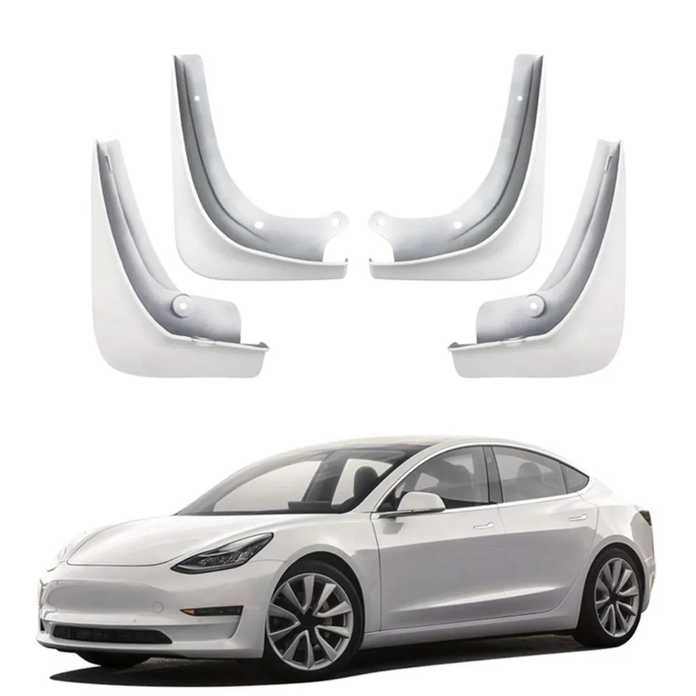 Автомобильные модифицированные крылья для шин для Tesla M3, Автомобильные модификации передних и задних шин, 4 шт. в комплекте, автомобильные аксессуары
