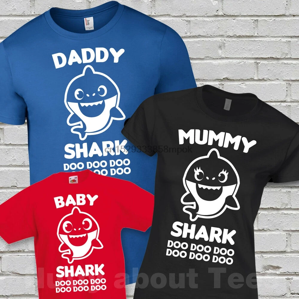 mummy shark t shirt