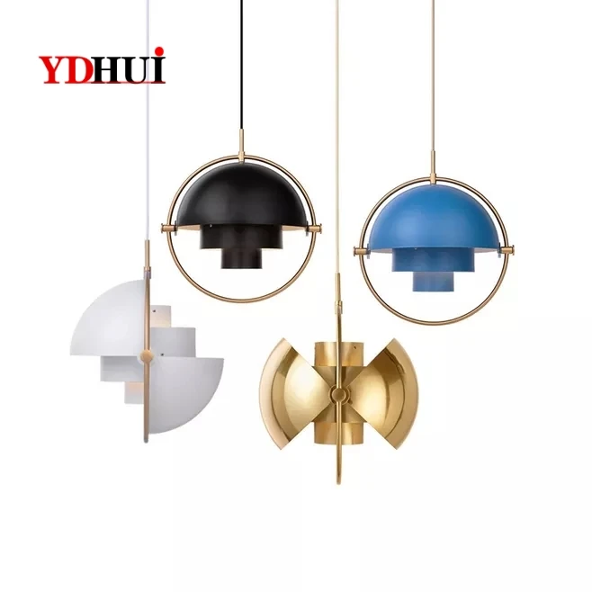 

Nordic Postmodern Metal Restaurant Studio Staircase Creative Designer Personality Semi-circular Fashion Chandelier