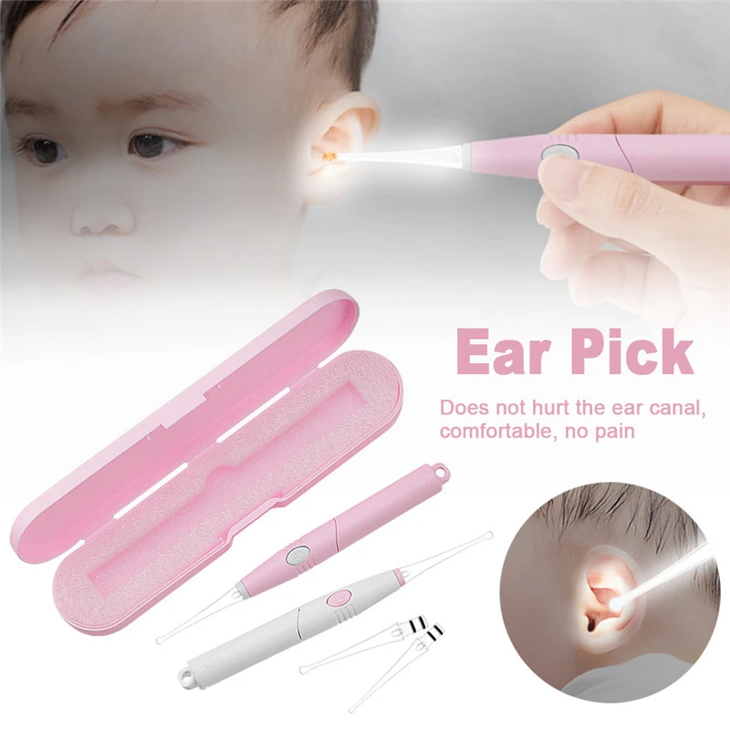 Nettoyeur D Oreille Pour Bebe Outil D Elimination Du Cerumen Lampe De Poche Curette Lumineuse Cuillere Legere Sante De La Voiture Aliexpress