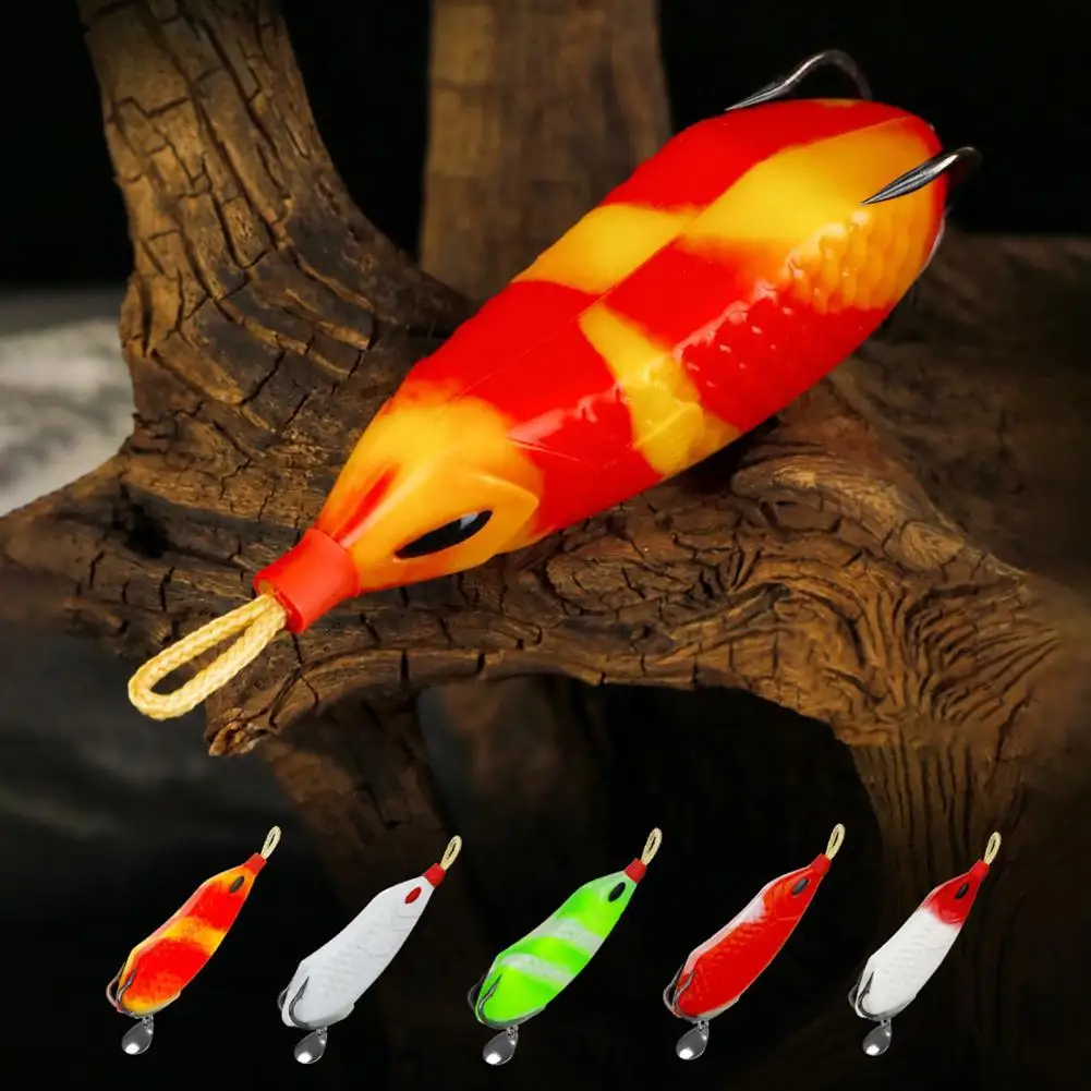 12cm 25g Ray Frog Bait Fishing Sequins Lure Frog Jig Soft Bait Sea Ice  Fishing 