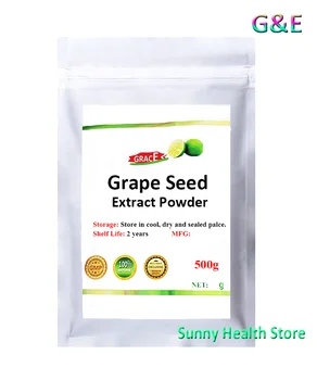 

Organic grape seed proanthocyanidins extract HA, anti-aging, protect heart blood vessels and eyes, reduce fatigue, Free Shipping