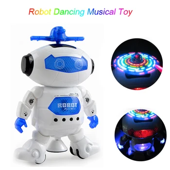 Mini Dancing Robot Toy Musical Toys For Kids Action Figure Toy Robot Intelligent Robotics Christmas Gift For Children Boys 1