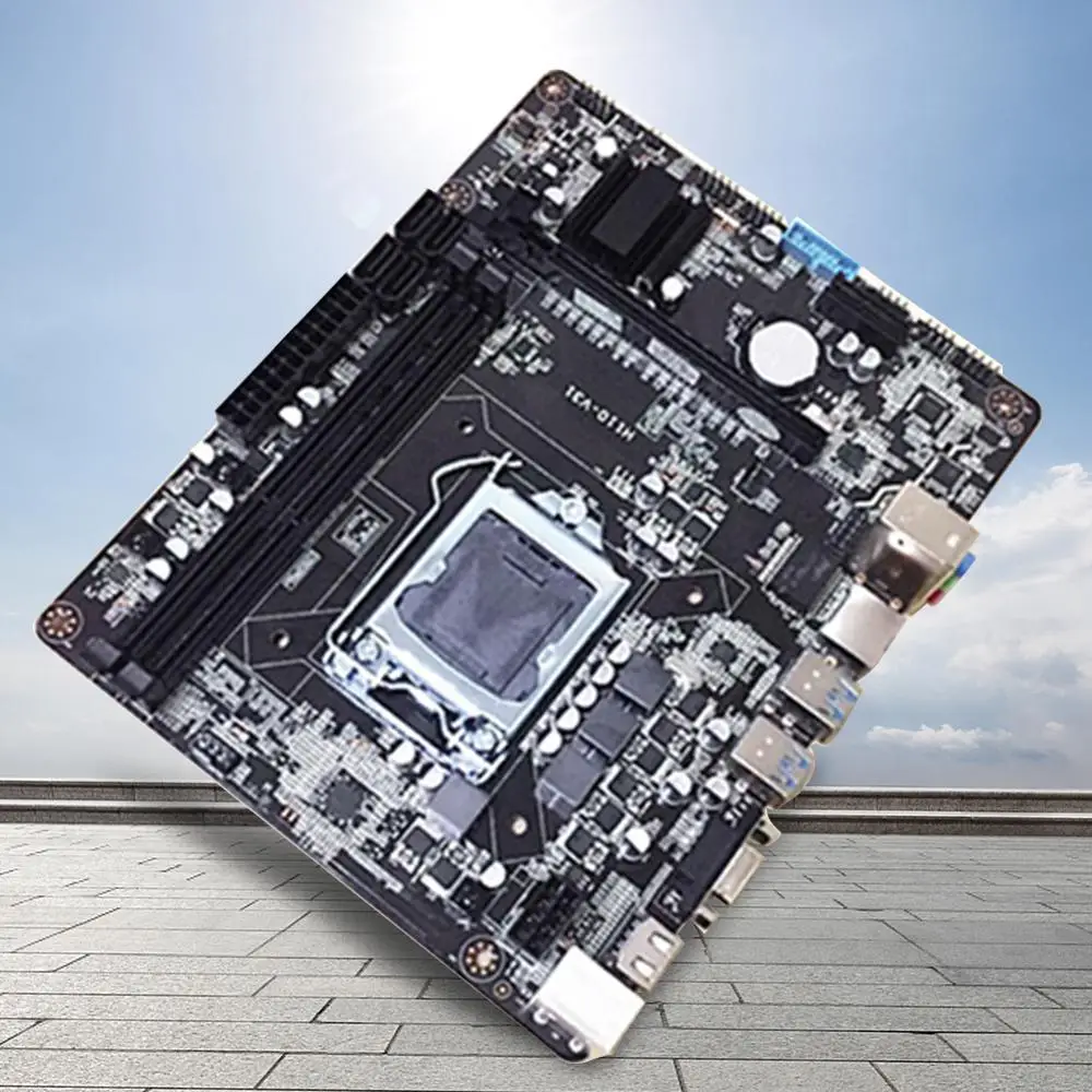 Материнская плата H110 LGA 1151 SATA III USB 3 0 HDMI VGA DDR3 ПАМЯТЬ для процессора Intel LGA1151 Core I3 I5 I7