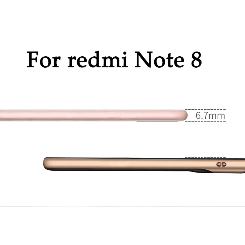 Для Xiaomi Redmi Note 8 чехол для телефона с подставкой противоударный мягкий силиконовый Жесткий задний Чехол для Xiaomi Redmi Note 8 Pro Чехол Fundas
