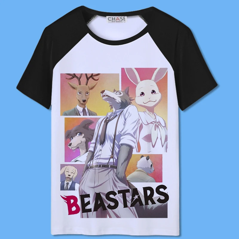 Повседневная хлопковая футболка унисекс с рисунком аниме BEASTARS legoshi Haru Louis |