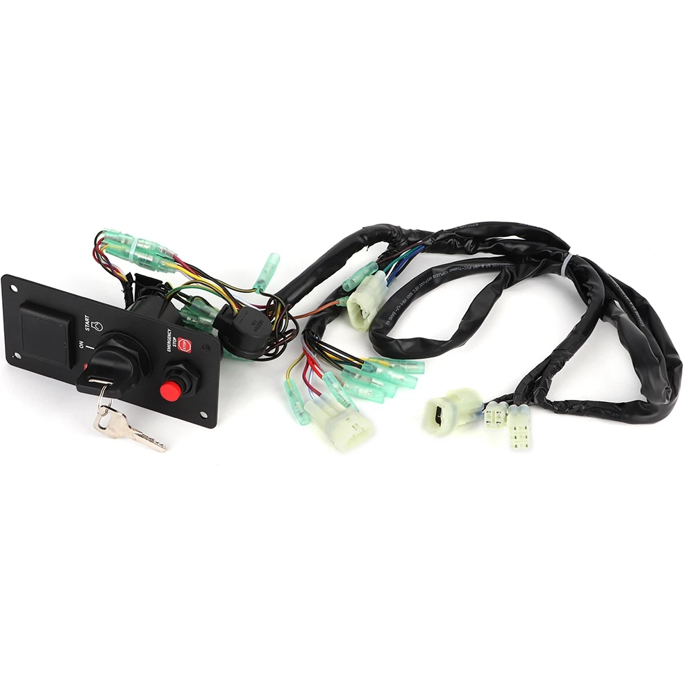 

Single Engine BRP Ignition Cut Off Switch With Keys Fit For Honda Outboard 06323-ZZ5-764 Ignition Switch