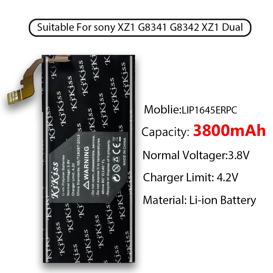 3800 мАч LIP1645ERPC для sony XZ1 G8341 G8342 XZ1 Двойной аккумулятор большой емкости для мобильного телефона