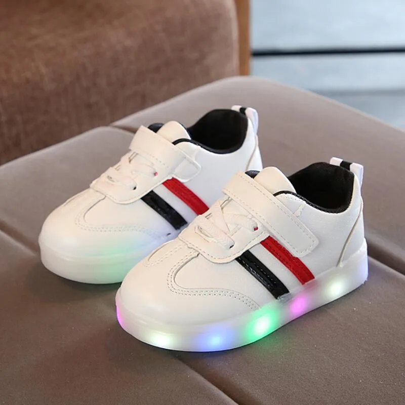 LOOZYKIT Toddler Boy Sneakers Children Baby Boys Led Light Luminous Running Sport Sneaker Shoes Chaussure Lumineuse Pour Garcon