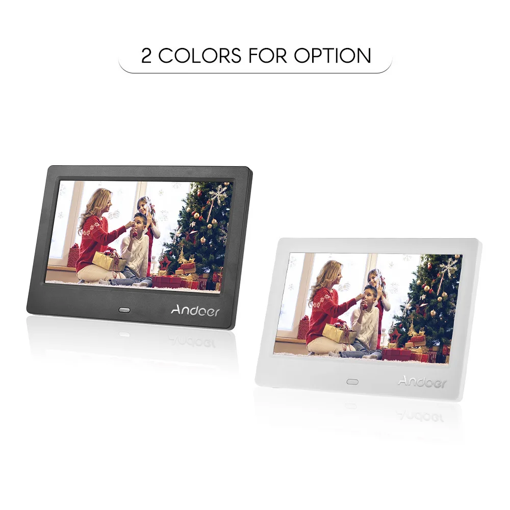 

M705 7" Remote Control Digital Photo Frame Desktop Album 800 * 480 16:9 Supports Music Video Clock Calendar Functions