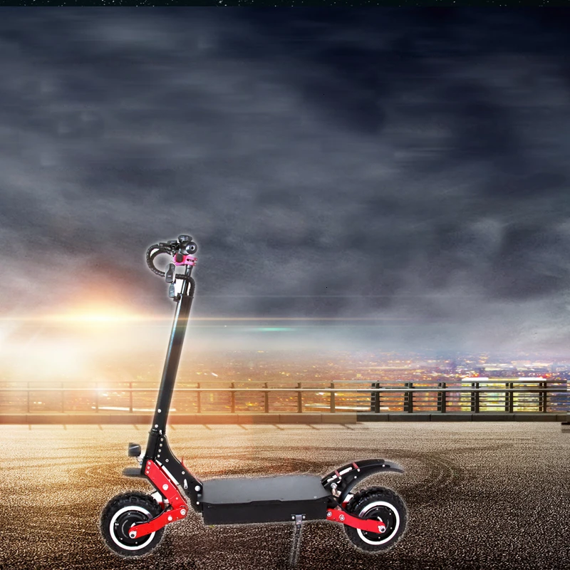 

Wholesale 100km/h fast 71.4V 4000W 11 inch foldable adult dual motor electric scooter