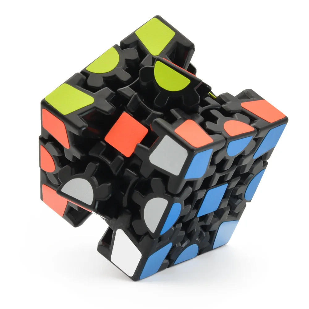 Шестерни Стиль кубики магические 3x3x3, профессиональная Волшебная куб Скорость Куб Головоломка Развивающие игрушки для детей твист магические Кубики-пазлы