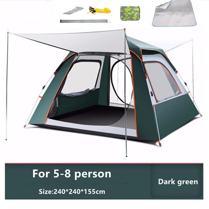 Палатка для кемпинга на открытом воздухе Солнцезащитная Однослойная