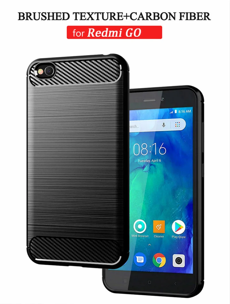 Роскошный чехол для Xiaomi Redmi Go чехлы силиконовый армированный бампер