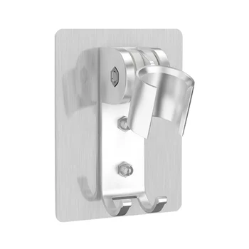 

1Pc Punch-free Adhesive Shower 90 Degree Angle Adjustable Shower Head Holder Bracket Nozzle Base Hand Shower Fixed Accessories f