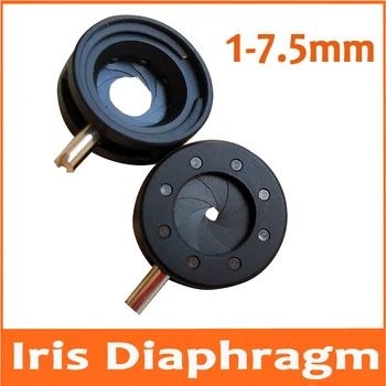 

20pcs 1-7.5MM Zoom Adjustable Light Regulator Iris Aperture Diaphragm for Microscope Digital Camera Telescope with 8 Blades