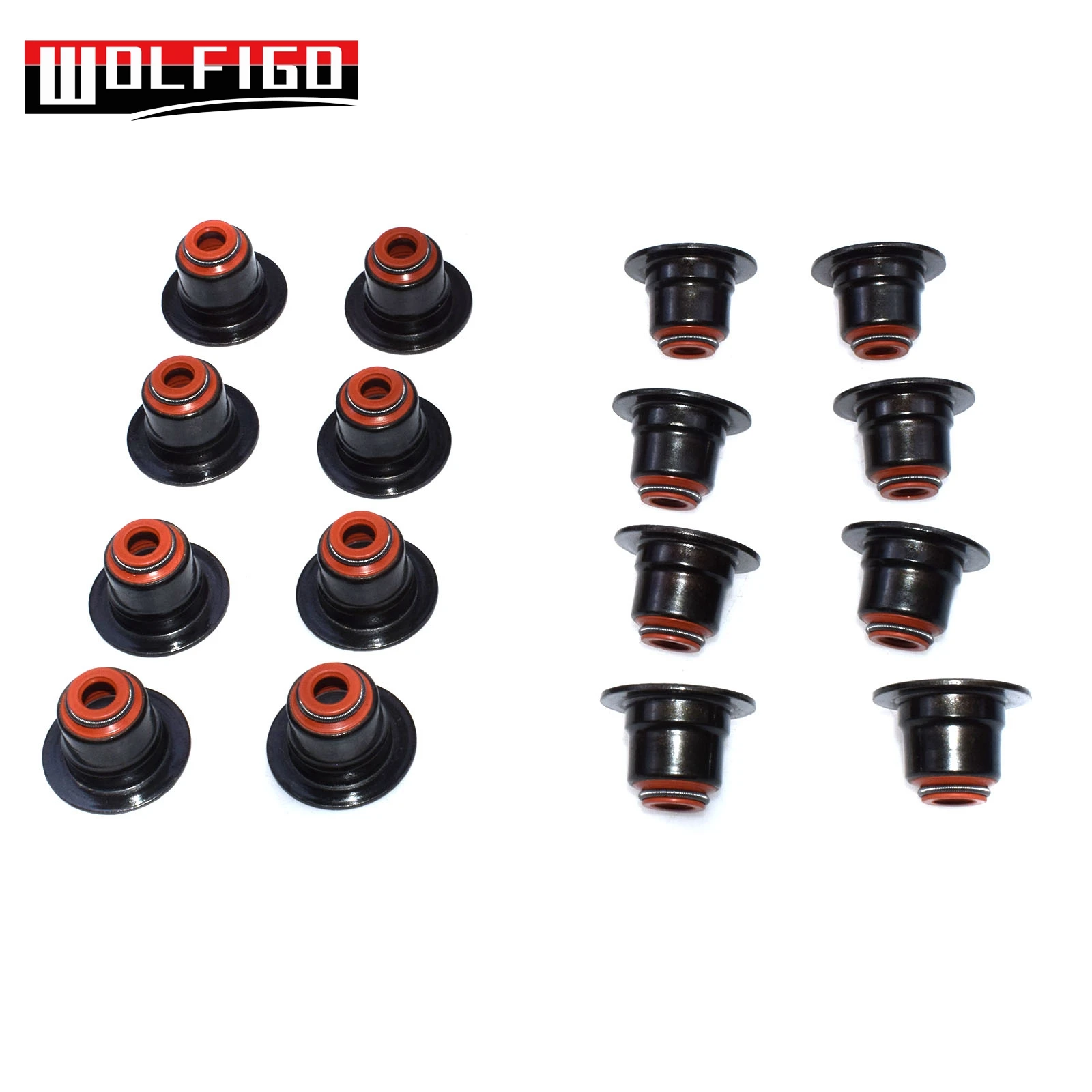 WOLFIGO 1PC / 16PCS / 32PCS Valve Stem Seal For BMW E60 E63 745i 750i 550i X5 11340029751,11340039494,19034886,703728100 New