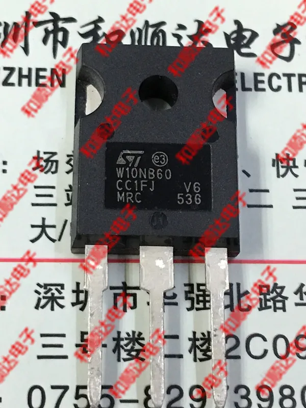 5 шт./W10NB60 STW10NB60-247 600V 10A TO247