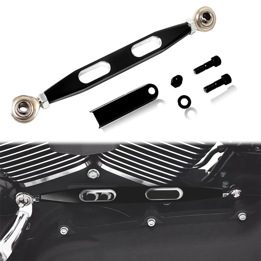 Motorcycle Black Chrome CNC Aluminum Gear Shift Lever Shift Linkage For