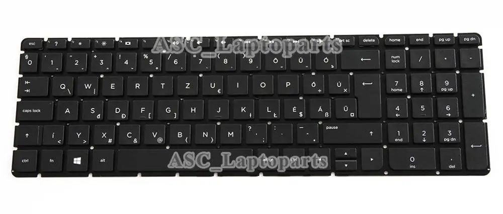 

Новинка HU, Венгерская Клавиатура для ноутбука HP 250 255 256 G4 G5 15-ac 15-af 15-ba, черная, без рамки