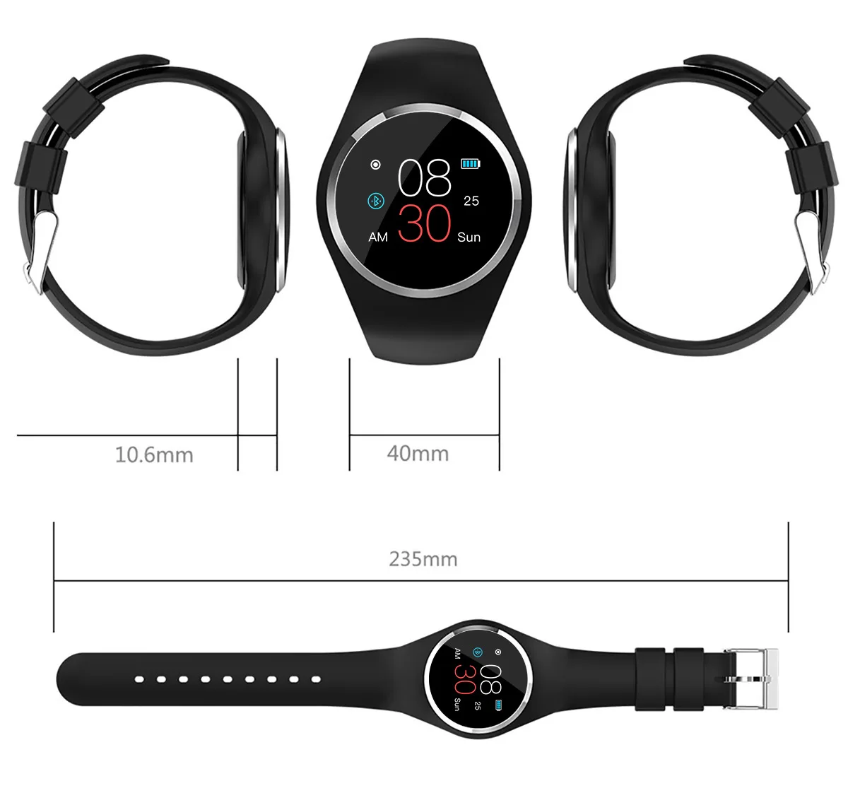Q1 Bluetooth умный Браслет Дамская мода спортивный смарт-браслет для женщин монитор сердечного ритма фитнес-трекер умные часы для Android IOS