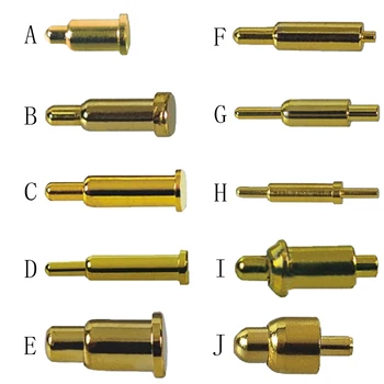 

Over 3A High Current Cylindrical Head Probe Flat Head Spring Thimble Battery Thimble Signal Contact Pin Telescopic Copper Needle