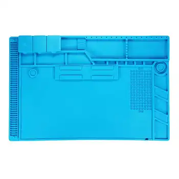 

HTHL-S-170 Heat Insulation Silicone Soldering Pad Mat Desk Maintenance Platform For Repair Station With Magnetic