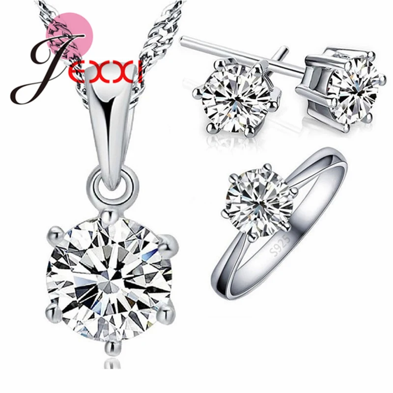 JEXXI-Wedding-Jewelry-Sets-925-Sterling-Silver-6-Claw-Cubic-Zircon-CZ-Pendant-Necklaces-Earring-Rings.jpg_640x640