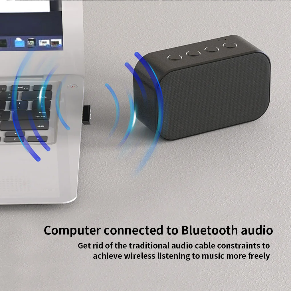 USB Bluetooth адаптер 5 0 беспроводной компьютерный аудио приемник передатчик Dongles