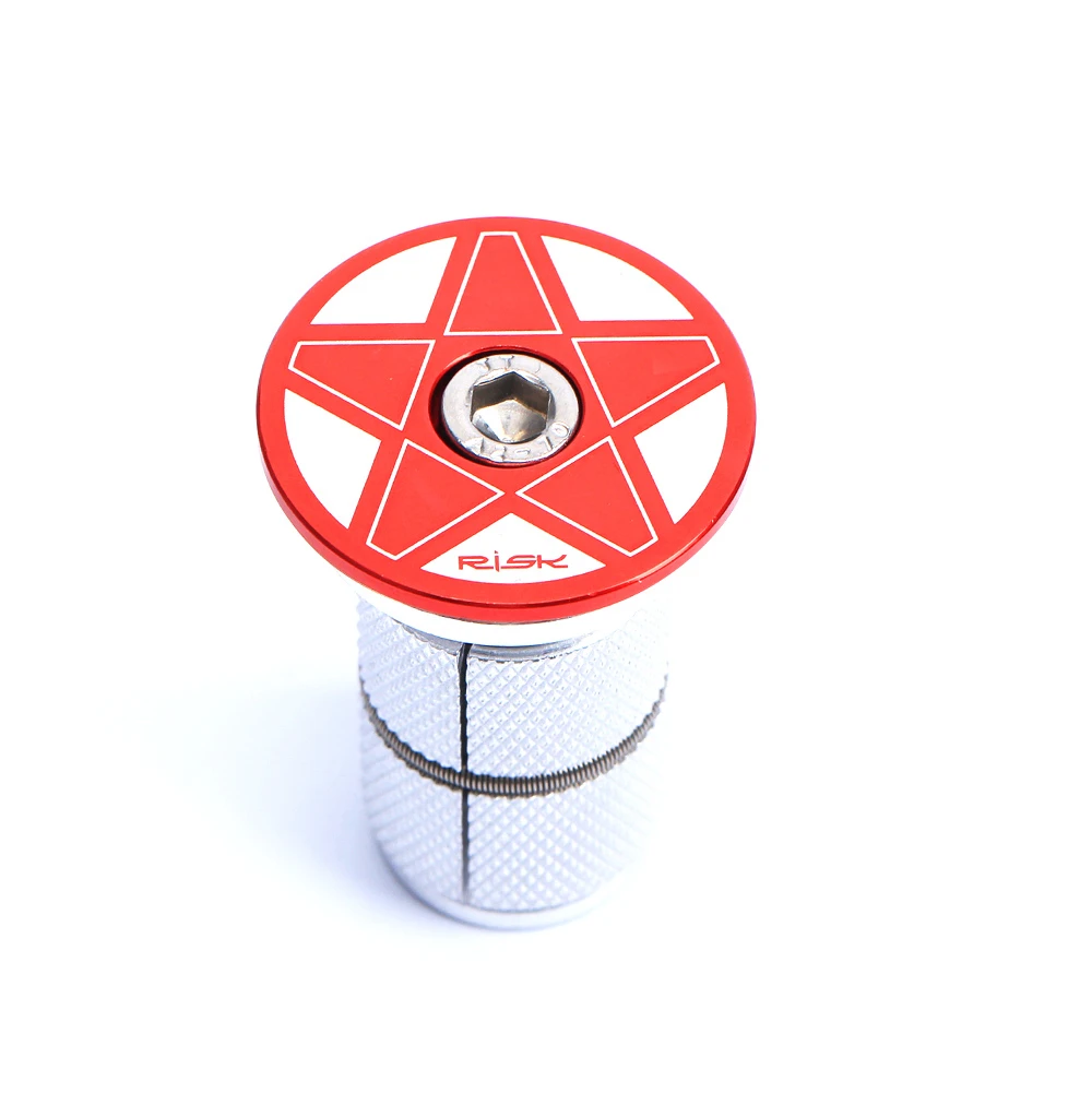 Риска Нержавеющая сталь велосипеда велосипедная подвесная Core Расширительных винтов гарнитура для 28,6 мм горный велосипед MTB дорожный велосипед вилка расширения гайка