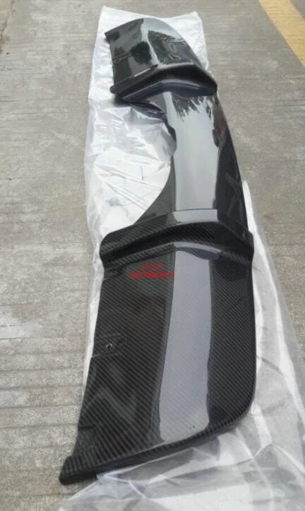 Углеродное волокно передняя губа и задний бампер диффузор крышка и боковые сплиттеры для BMW X5 F15 M-Sport год - Цвет: Diffuser