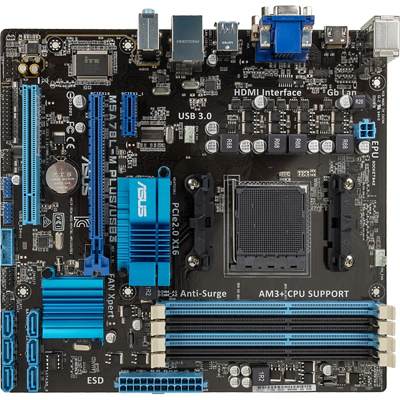 Материнская плата ASUS M5A78L-M PLUS/USB3