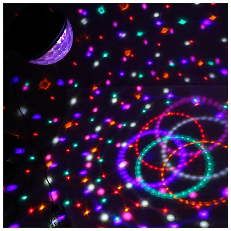 DMX512 Освещение сцена DJ лампочка для дискотеки светодиодный RGB лампа хрустальный