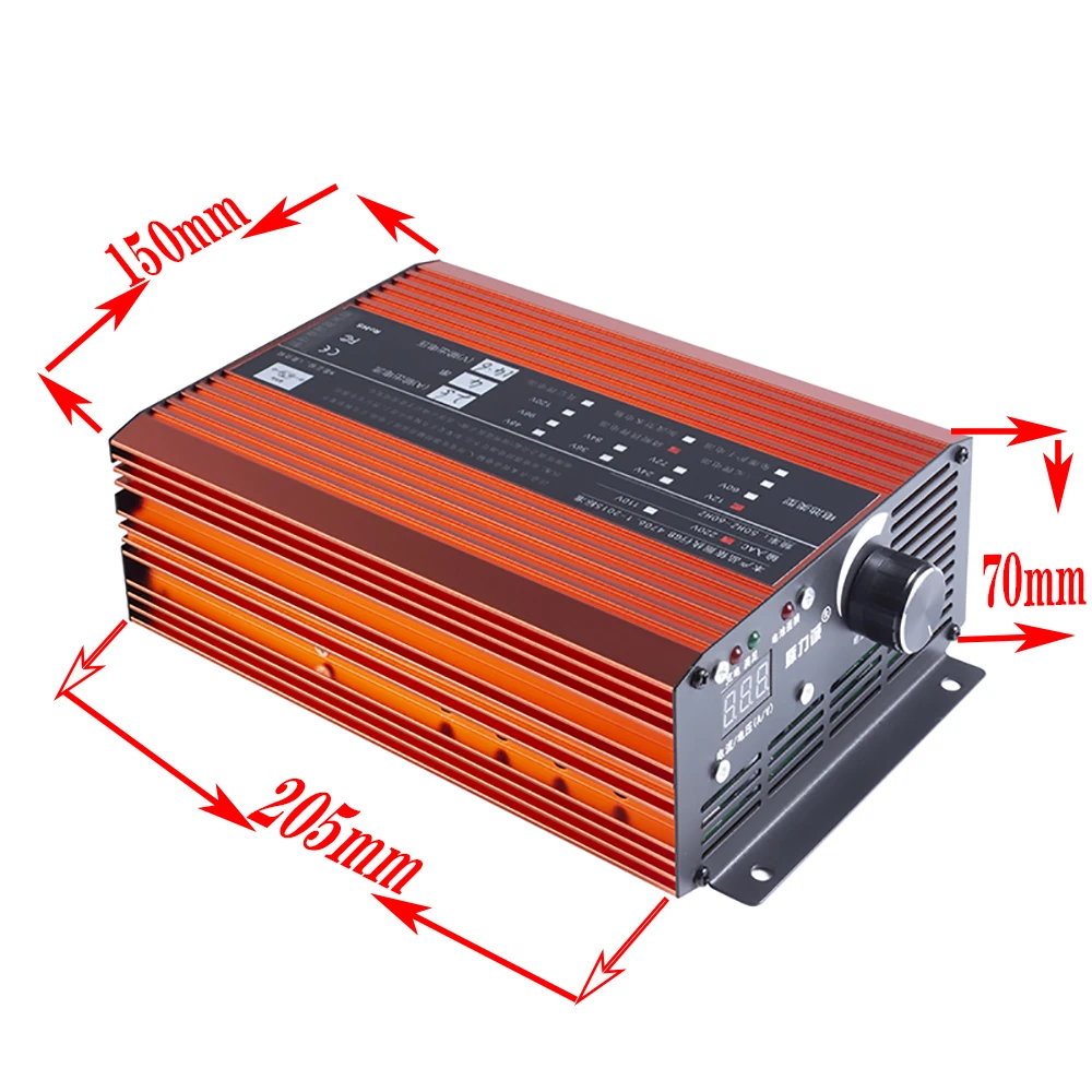 5A 25A 12V 리튬 이온 LiFePo4 LFP 배터리 초고속 충전기 110V