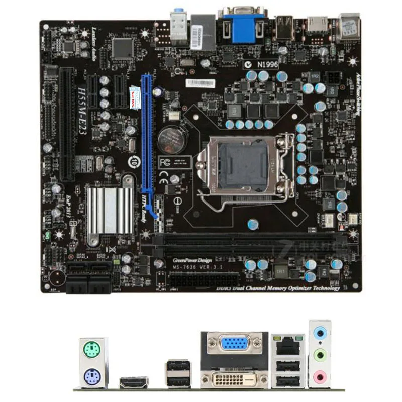 Для материнской платы MSI H55M-E23 компьютера usb2.0lga 1156 DDR3 H55M H55 | Компьютеры и офис