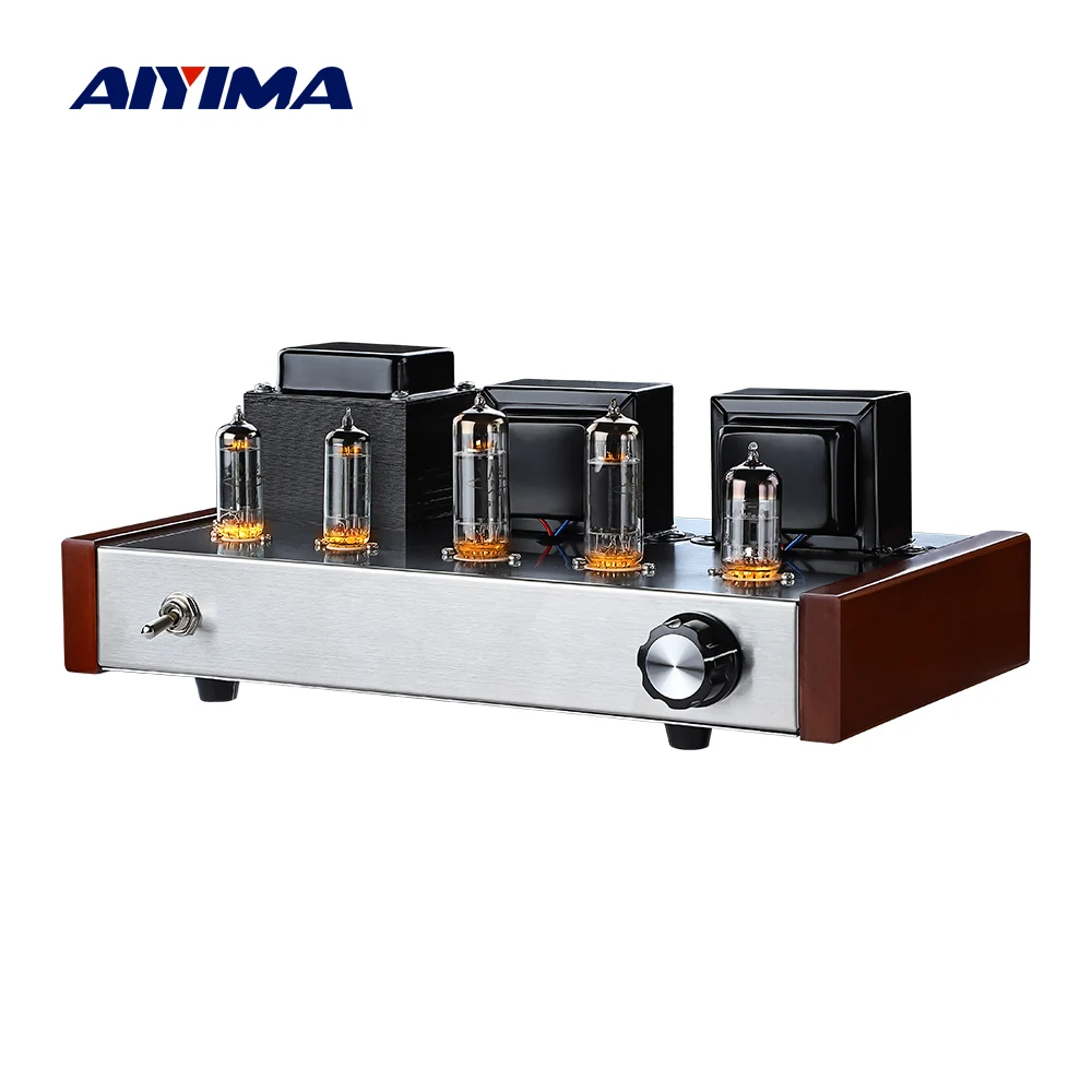 AIYIMA Amplificador Audio Class A Tube Power Amplifier Professional Vacuum Tube Amp 6n2 6p1 Hifi Stereo Sound Speaker Amplifier