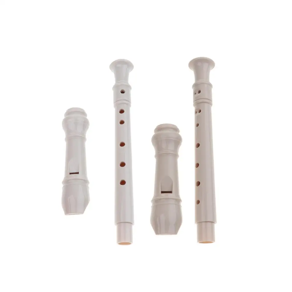 ABS High-pitched Soprano Recorder with Cleaning Rod for Beginner Student Musical Gift