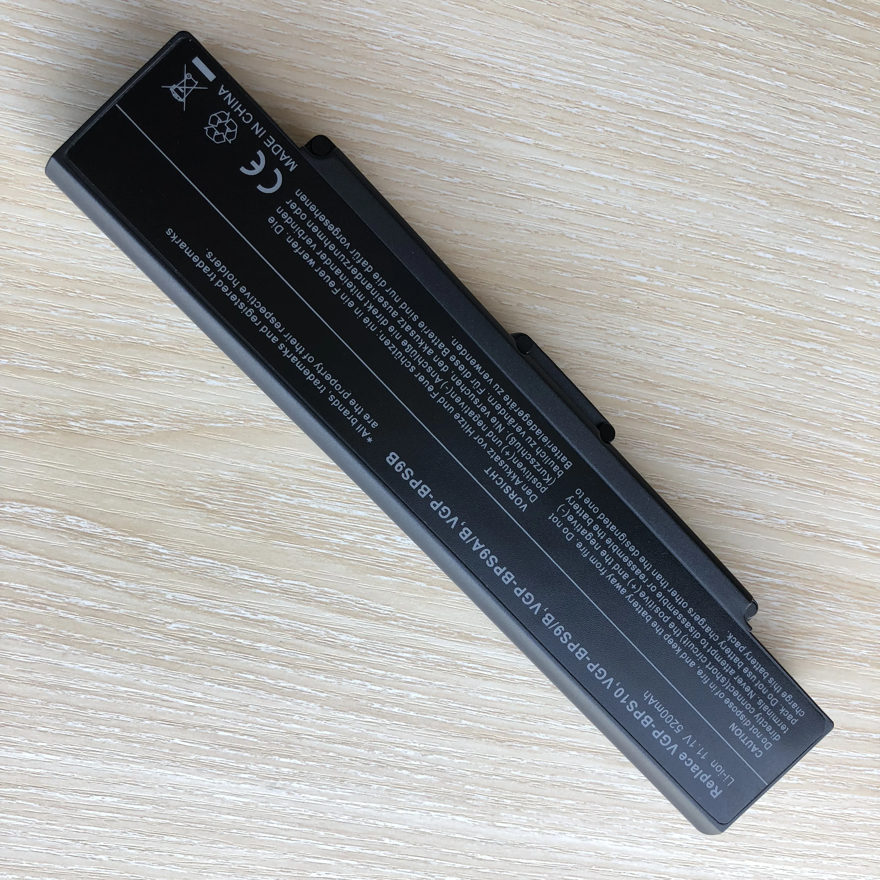Bateria do Portátil para Sony Vaio Pcg Vgn-ar Vgn-cr Vgn-nr Vgn-sz Series Pn: Vgp-bps9 Vgp-bps9a b Vgp-bpl9 Preto - Imagem 3