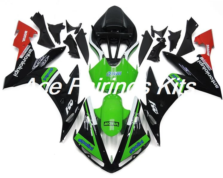 Популярные новые впрыска ABS мотоцикл обтекатель подходит для Yamaha R1 2004 2005 2006 04 05 06 YZF R1 Полный обтекатели Наборы красного и зеленого цвета