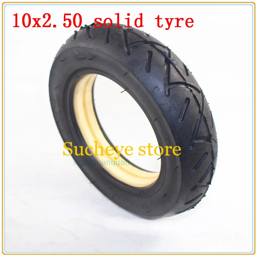 10x2.50 solid tire tubeless for Quick 3 ZERO 10X Inokim OX Folding Electric Scooter 10-inch Mini Motorrad Razor 10x2.50 solid tire tubeless for Quick 3 ZERO 10X Inokim OX Folding Electric Scooter 10-inch Mini Motorrad Razor