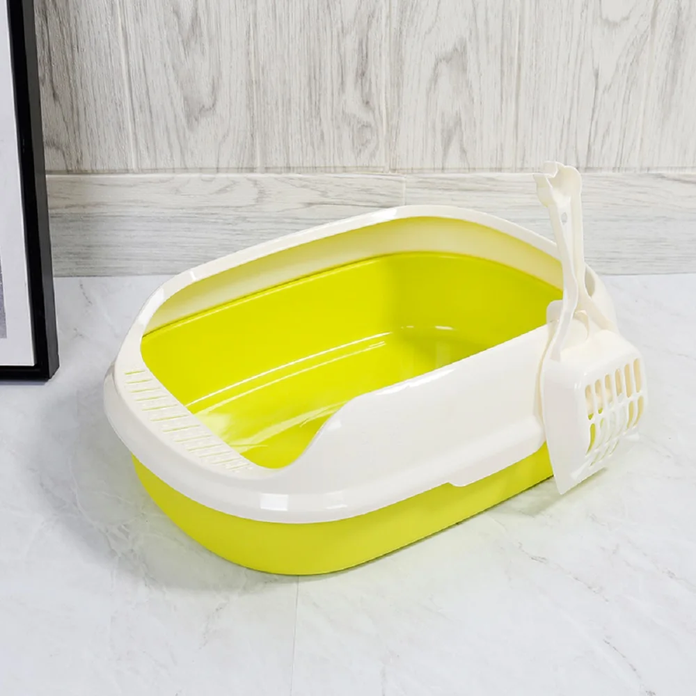 Pet Cat Litter Box Dog Toilet Cat Dog Tray Teddy Anti-Splash Toilette With Cat Litter Shovel Puppy Cats Indoor Home Sandbox Pet Cat Litter Box Dog Toilet Cat Dog Tray Teddy Anti-Splash Toilette With Cat Litter Shovel Puppy Cats Indoor Home Sandbox