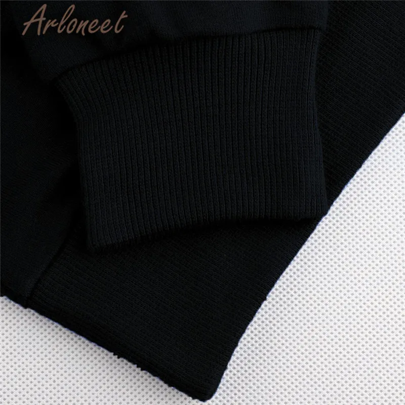 ARLONEET clothes children boys Girls Long Sleeve Sweatshirts Cotton letter sweatshirt kids winter girls Hoodies Sweatshirts