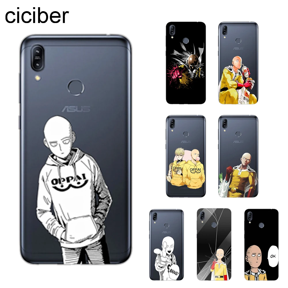 

ciciber Manga One-Punch Man Cover For ASUS Zenfone Max Pro M1 ZB601KL ZB602KL Max Pro M2 ZB631KL ZB633KL Phone Cases Soft TPU