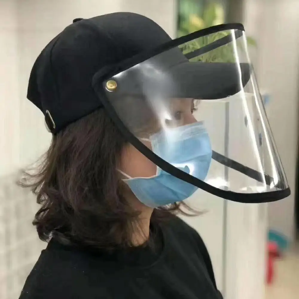 

Outdoor Protective Hat Fisherman Hat Anti-Fog Unisex Outdoor Cap Anti Saliva Anti-Virs Haze mask Outdoor Sports tennis cap