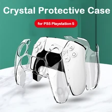 For PS5 Crystal Hard PC Protection Case For Sony PlayStation Dualshock 5 Case Wear-resistant Washable Cover for PS5 Accessories