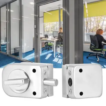 

138A Stainless Steel Double Door Lock Rust proof and Corrosion Resistant Door Lock with Knob