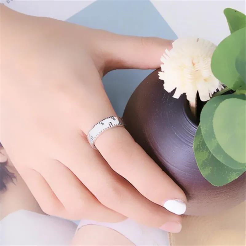 Personalized Digital Measuring Ruler Sterling Silver Jewelry